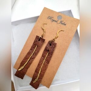 Boho Leather Earrings